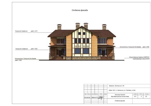 ведомость отделочных материалов